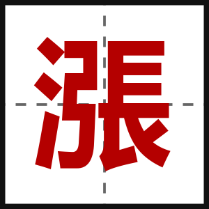 漲