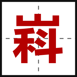 嵙