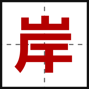 岸