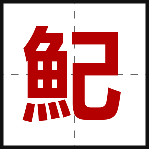 魢