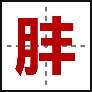 肨