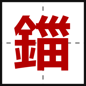 鍿