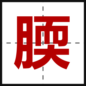 腝