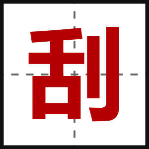 刮