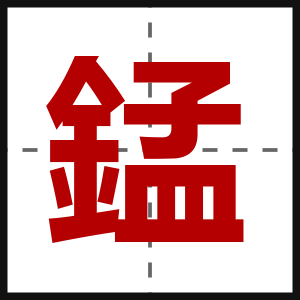 錳