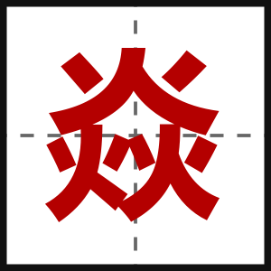 焱