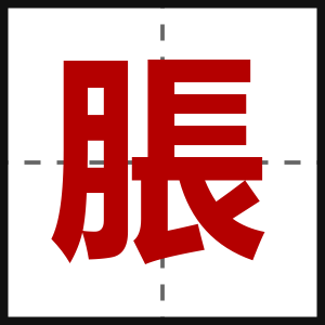 脹
