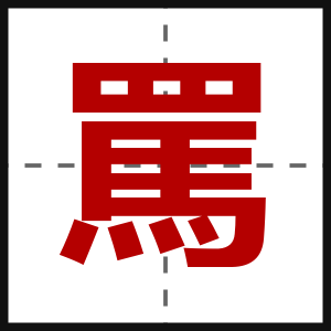 罵
