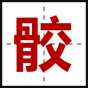 骹