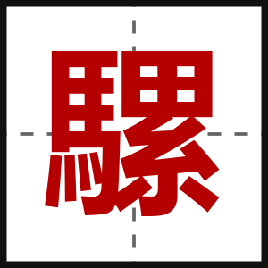 騾