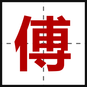 傅