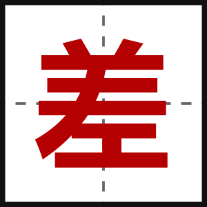 差