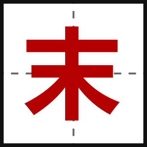 末