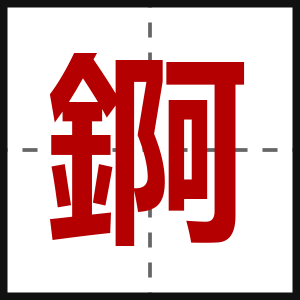錒