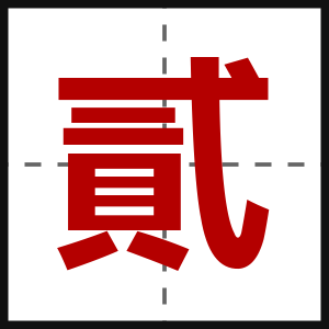 貳