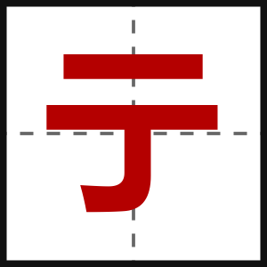 亍