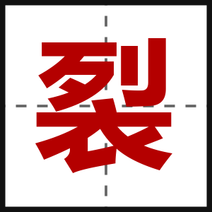 裂