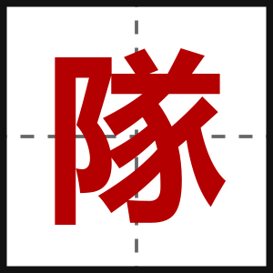 隊