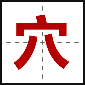 穴