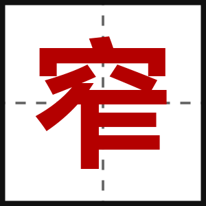 窄
