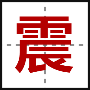 震